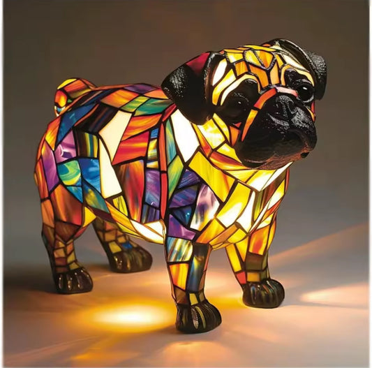 Handmade Dog Lamps
